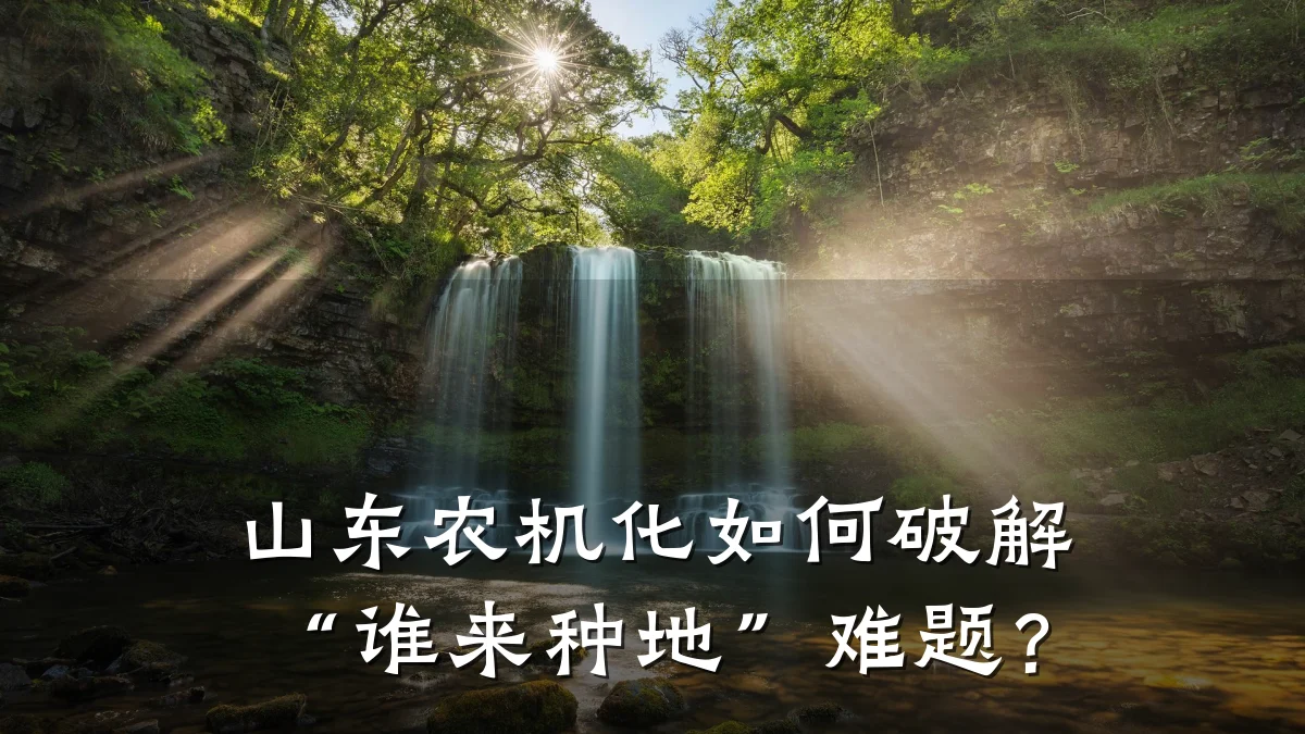 山东农机化如何破解“谁来种地”难题?