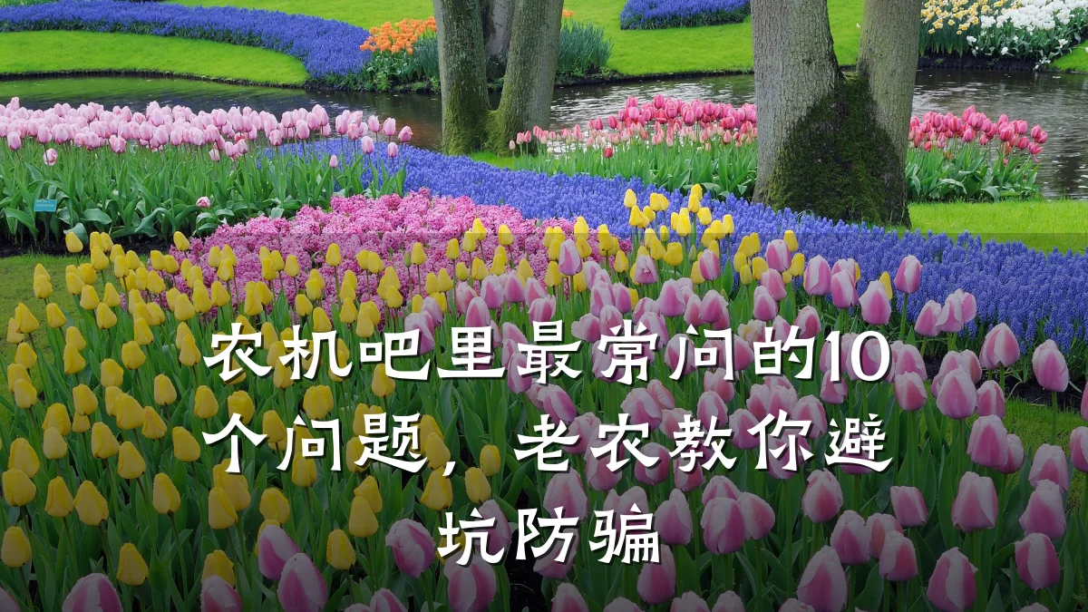 农机吧里最常问的10个问题，老农教你避坑防骗